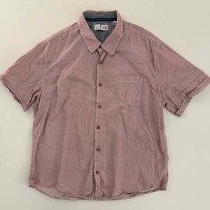 Red Distinction Rio Ryan Seacrest SS XXL Men’s Short Sleeve Button Shirt
